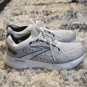 Brooks Gray and White Athletic Shoes